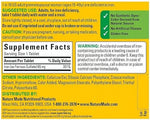 Authentic USA imported Nature Made Iron tablets bottle showcasing the clean ingredients list and quality seal.