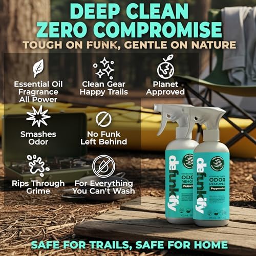 Defunkify odor eliminator for yoga mats and gym gear