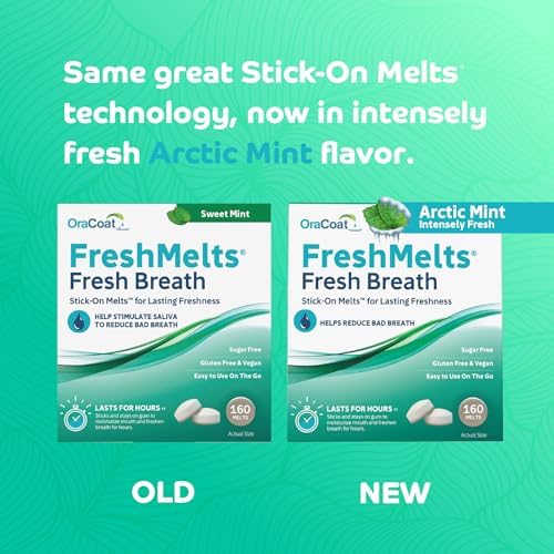 Oracoat FreshMelts 40 count blister pack packaging