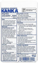 Authentic USA imported Kank-A mouth pain liquid packaging with 20 percent Benzocaine.