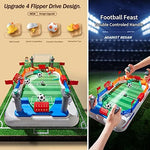 Couomoxa mini football game handle controls with dual flipper drive buttons