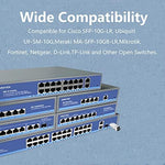 Top view of H!Fiber 10G optical transceiver networking hardware