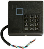 Full product set packaging view of the imported 12V proximity card entry reader with included installation accessories.