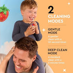 Boka kids oral care set with micro USB charging cable and dual heads