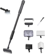 Carefree Fish 4IN1 Aquarium Cleaning Tools Long Handle Adjustable Length 18~24Inch Fish Tank Cleaner Kit Algae Scraper Scrubber Brushes Set - Image 10