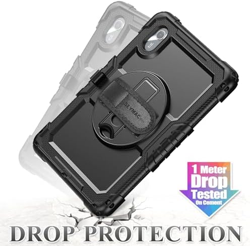 Exploded view showing the hybrid polycarbonate shell and anti-skidding silicone bumper layers