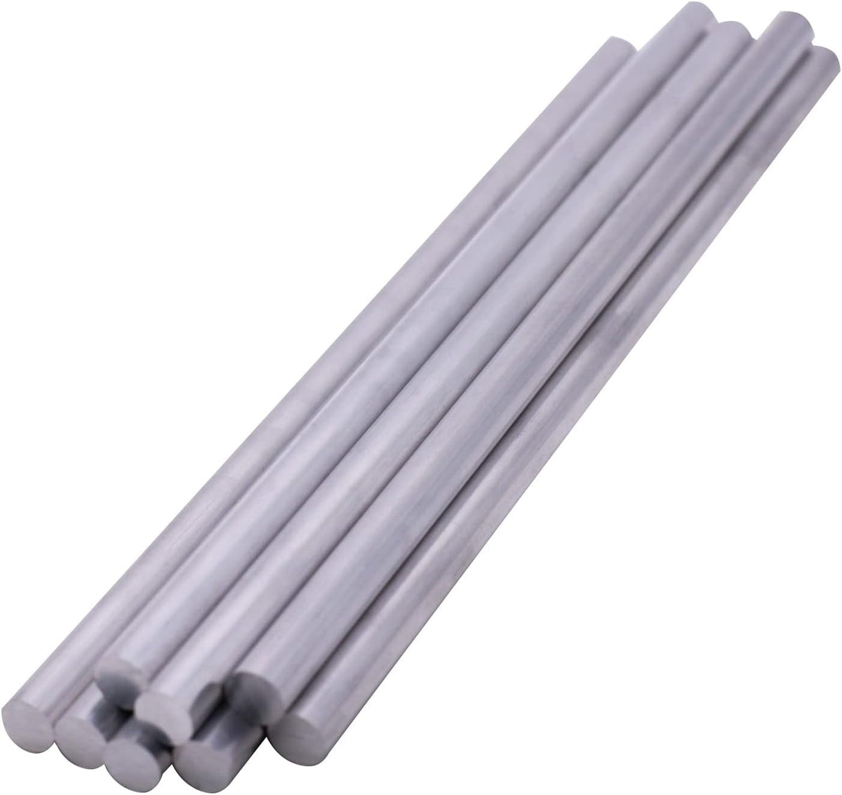 QOOMOG half inch aluminum round bars 8 pack set