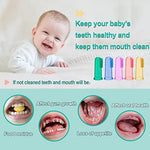 Bassion toddler gum massager and toothbrush with storage box