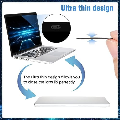 Toojcc flexible ABS plastic privacy cover set showing adhesive backing protection