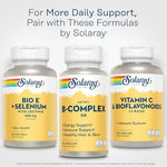 USA imported Solaray Bio E premium skincare and heart health supplement bottle