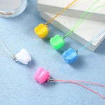 Small baby teeth storage cases for children