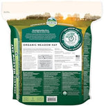 Back label details of Oxbow small animal meadow hay import