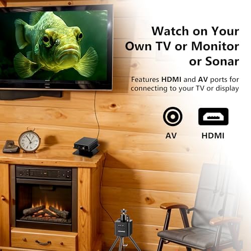 FishPro underwater camera with LED and IR light demonstration