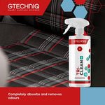 Gtechniq I2 Tri-Clean bottle with microfiber cloth