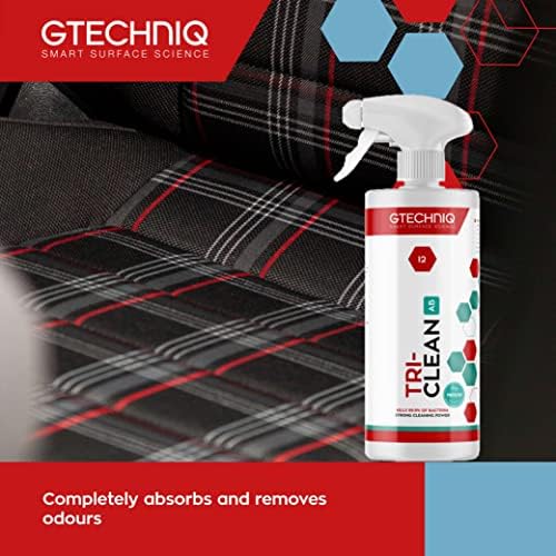 Gtechniq I2 Tri-Clean bottle with microfiber cloth