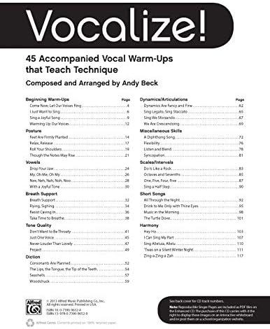Vocalize! 1: 45 Accompanied Vocal Warm-Ups That Teach Technique, Book & Online PDF/Audio - Image 3