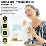 Eco Roots Unscented Laundry Strips for sensitive skin hypoallergenic formula.