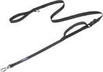 Hotsky Tactical Dog Leash Heavy Duty for Medium Large Dogs that Pull,4-6Ft Strong Bungee Shock Absorbing No Pull Dog Leash with Padded Double Handle and Car Seatbelt,Purple Camo - Image 10