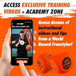 Close up view of the skill block and duration block for football drills