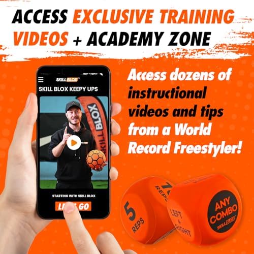 Close up view of the skill block and duration block for football drills