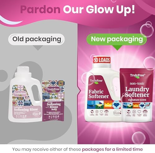 Truly Free plant based non toxic laundry conditioner for babies and kids