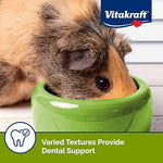 Vitakraft small animal premium menu ingredients and feeding guidelines list.