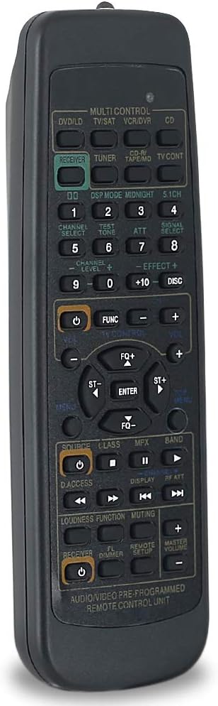 Bomaz replacement remote control angled perspective showing keypad layout