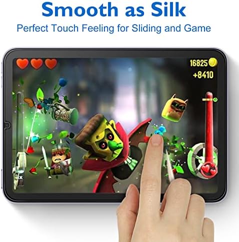 Mothca matte screen protector showing anti-glare properties on iPad Mini