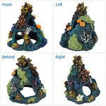 Durable saltwater safe aquarium rockery decoration showing detailed texturing and premium finish.