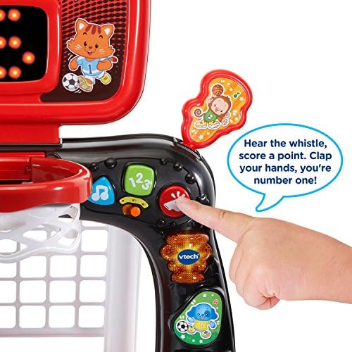 Educational shape buttons on Vtech sports center