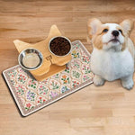 Ideasonna dog food mat waterproof rubber backing