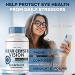 Five pack Rize Labs Clear Crystal Vision supplement set