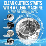 Year supply of washing machine descaler tablets for odor removal.