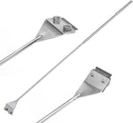 HOTOOLME scraper tool functioning as a substrate sand leveler inside a freshwater aquarium