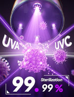 Beser aligner and denture cleaner machine showcasing the dual ultraviolet light sterilization feature