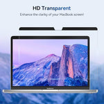 Anti-glare feature demonstration on MacBook Air screen