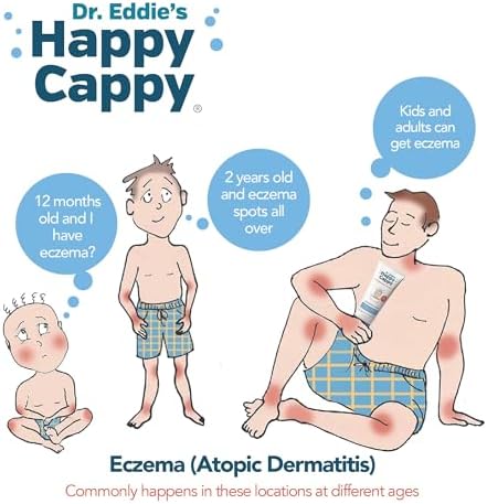 Happy Cappy Baby Shampoo and Body Wash - Shampoo & Body Wash for Eczema-Prone Skin, For Infants, Toddlers, & Kids, Reduces Itching and Redness, Dermatologist Tested, Fragrance Free - 8 fl oz - Image 7