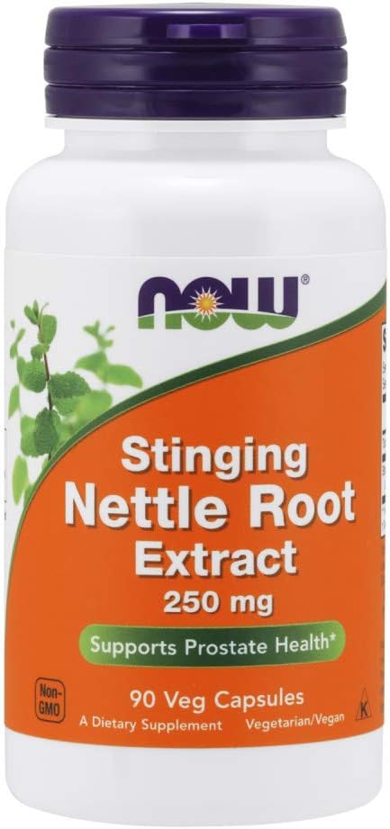 Now Foods Stinging Nettle Root Extract 250mg front bottle view