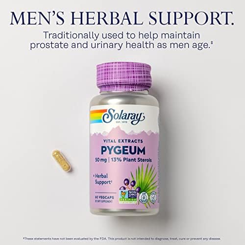 Solaray Pygeum Africanum Extract, 60 Caps 50 mg - Image 4