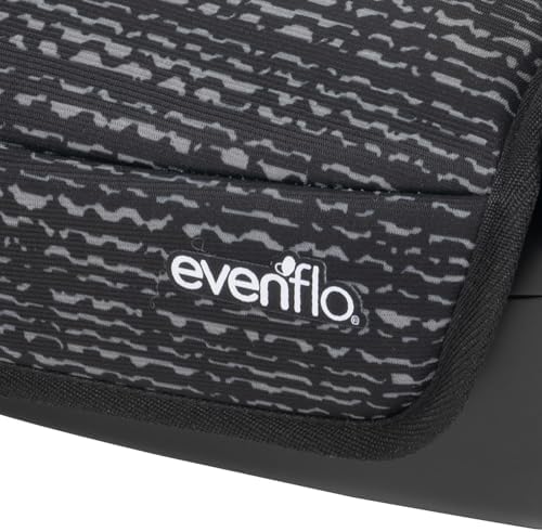 Evenflo GoTime backless car seat fabric texture close up
