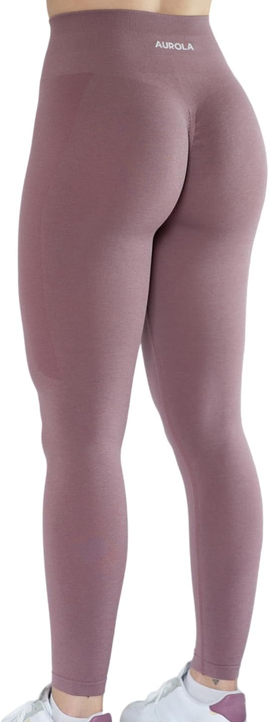 AUROLA Workout Leggings for Women Seamless Scrunch Tights Tummy Control Gym Fitness Girl Sport Active Yoga Pants - Image 12