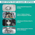 Lemon scented disposal cleaning tablets for kitchen maintenance