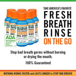 TheraBreath dentist formulated mouthwash 3 ounce travel size for bad breath