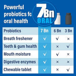 Probiotiv oral health supplement label showing CFU count