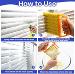 Complete set of 4 blind cleaners and 4 mini vent brushes for home maintenance