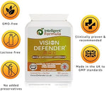 Close up of Vision Defender MAC dietary supplement capsules