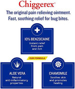 Chiggerex imported insect bite relief jar for outdoor first aid