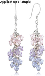 Adabele crystal beads showing light reflectivity