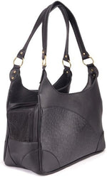 Interior view of Glield small dog and cat carrier with soft insert
