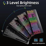 Hamile ergonomic wireless mouse highlighting the contoured side grip design and dynamic lighting modes.